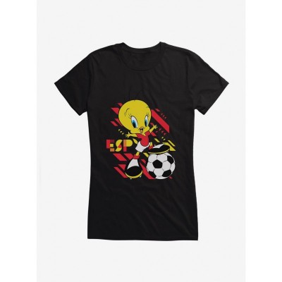 Looney Tunes Tweety Football Unisex T-Shirt for Girls