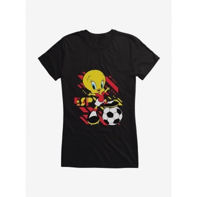 Looney Tunes Tweety Football Unisex T-Shirt for Girls