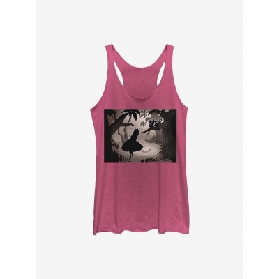 Disney Alice in Wonderland PINK Backlit Tank for Girls