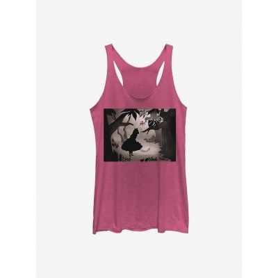 Disney Alice in Wonderland PINK Backlit Tank for Girls