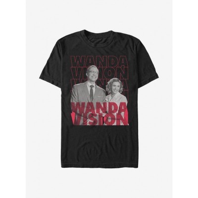 Extra Soft Marvel WandaVision Graphic T-Shirt for Men - Black