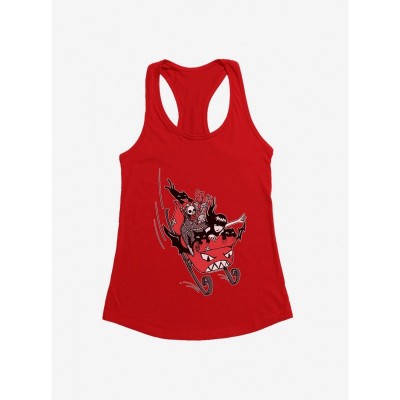 Emily Strange Rock On Sled Girls Cotton Polyester Tank