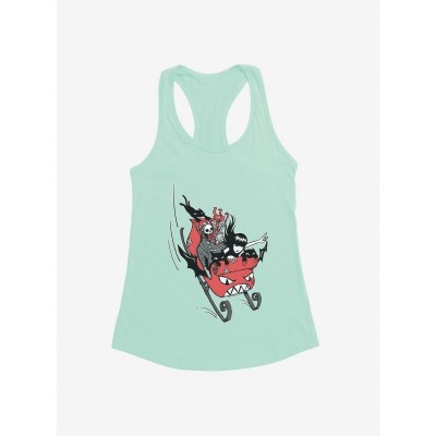 Emily Strange Rock On Sled Girls Cotton Polyester Tank