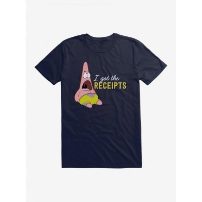 SpongeBob SquarePants Patrick Receipts Unisex Cotton T-Shirt