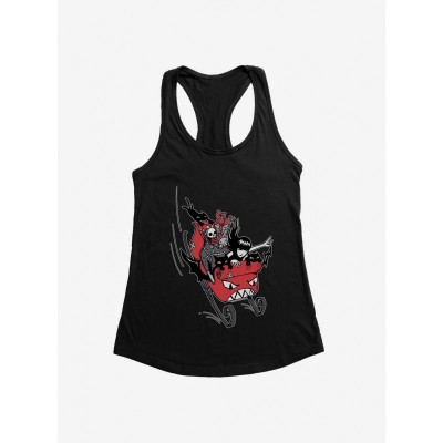 Emily Strange Rock On Sled Girls Cotton Polyester Tank