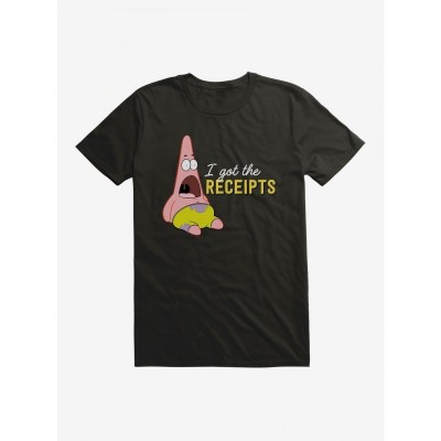 SpongeBob SquarePants Patrick Receipts Unisex Cotton T-Shirt