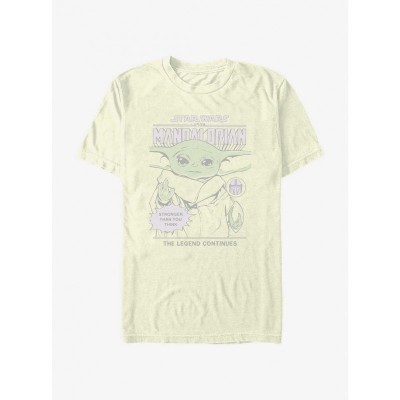 The Mandalorian Grogu Legend T-Shirt - Beige for Men