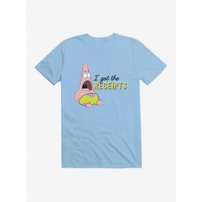 SpongeBob SquarePants Patrick Receipts Unisex Cotton T-Shirt