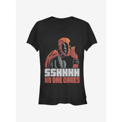 Marvel Deadpool No One Lightweight Girls T-Shirt