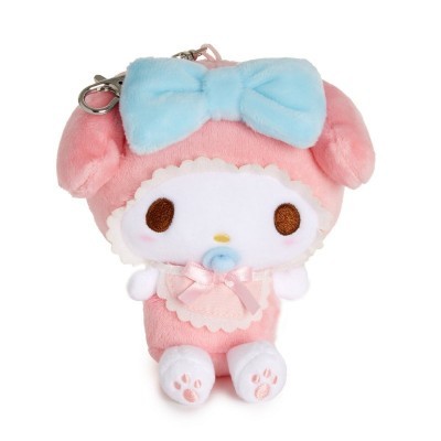 My Melody Baby Mascot Plush Toy with Silver Clasp