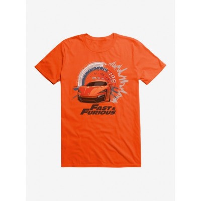 Fast Racing Orange Gauge Tee for Men
