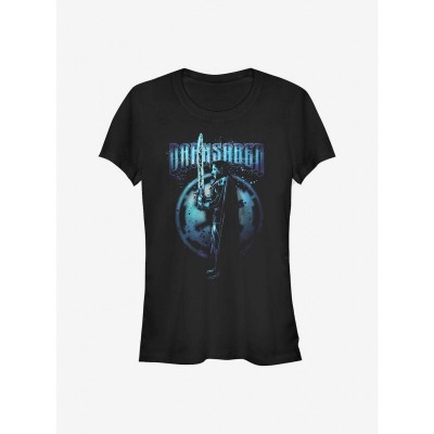 Mandalorian Darksaber Lightweight T-Shirt for Girls - Black
