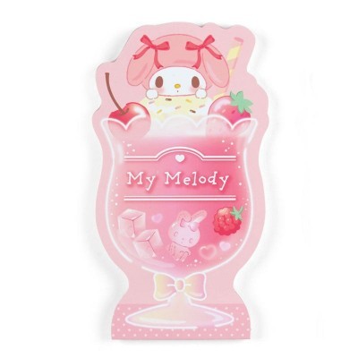 My Melody Soda Float Memo Pad - 60 Sheets of Fun