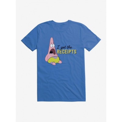 SpongeBob SquarePants Patrick Receipts Unisex Cotton T-Shirt