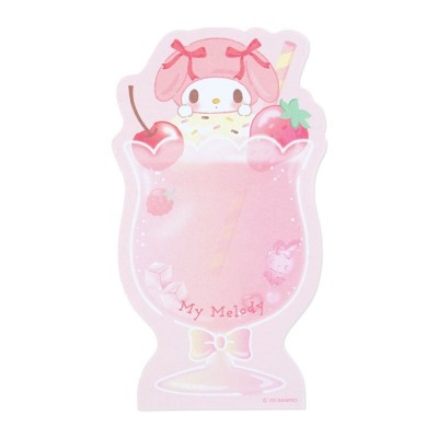 My Melody Soda Float Memo Pad - 60 Sheets of Fun