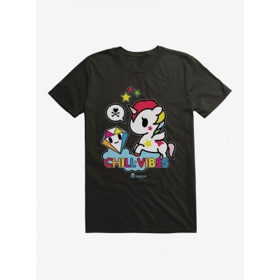 Tokidoki Unisex Chill Vibes T-Shirt - Black
