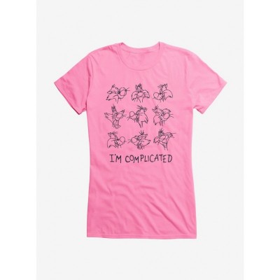 Looney Tunes Sylvester Girls Graphic Tee - Lightweight Cotton