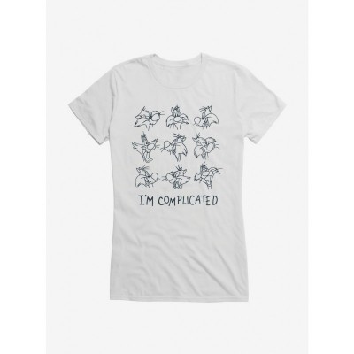 Looney Tunes Sylvester Girls Graphic Tee - Lightweight Cotton