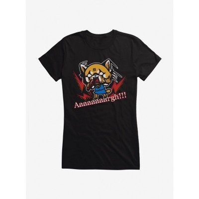 Aggretsuko Metal Raging Girls Junior T-Shirt