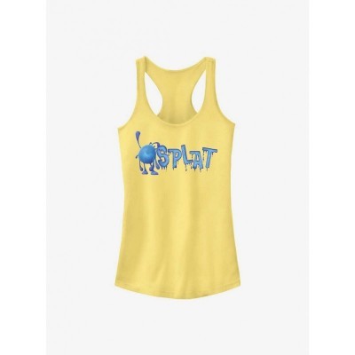 Disney Girls Splat Wave Tank Top in Yellow - Junior Size