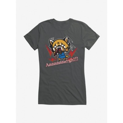 Aggretsuko Metal Raging Girls Junior T-Shirt