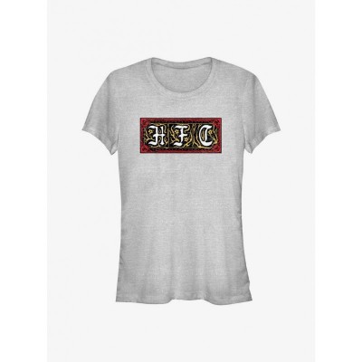 Stranger Things HFC Emblem Grey Girl's Lightweight T-Shirt