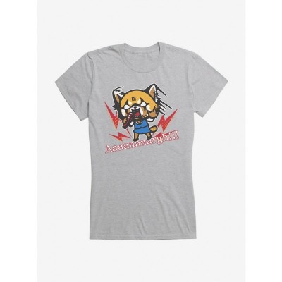 Aggretsuko Metal Raging Girls Junior T-Shirt