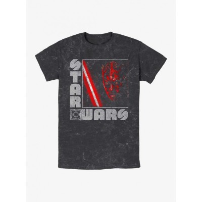 Star Wars Darth Maul Mineral Washed T-Shirt - Unisex Black