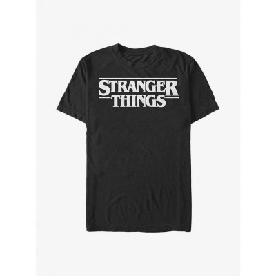 Stranger Things Logo Unisex T-Shirt - Black