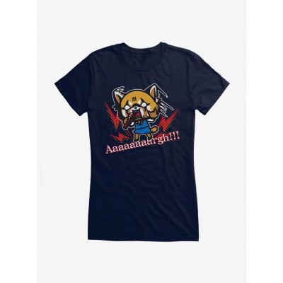 Aggretsuko Metal Raging Girls Junior T-Shirt