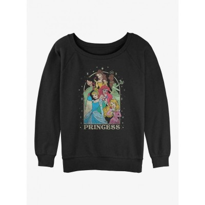 Disney Princess Arch Lightweight Sweatshirt for Girls - Black