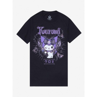 Kuromi Lace Heart Cute T-Shirt for Girls