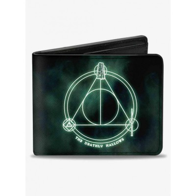 Harry Potter Deathly Hallows Inspired Bifold Wallet for Men