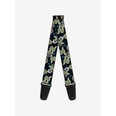 Star Wars The Mandalorian Child and Frog Premium Adjustable Guitar Strap