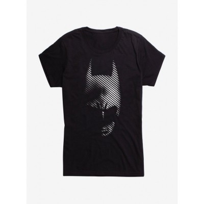 DC Comics Noir Batman Design Junior Girls T-Shirt