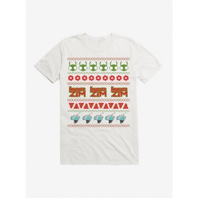 Invader Zim Ugly Christmas Tee - Unisex Comfy Cotton T-Shirt