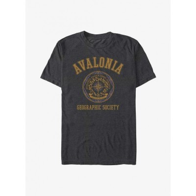 Disney Avalonia Geographic Society T-Shirt - Men's Grey Comfortable Cotton Blend