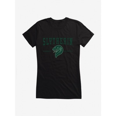 Harry Potter Slytherin Quidditch Emblem Tee for Girls