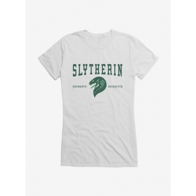 Harry Potter Slytherin Quidditch Emblem Tee for Girls