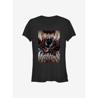 Marvel Carnage Girls T-Shirt - Lightweight Black