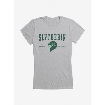 Harry Potter Slytherin Quidditch Emblem Tee for Girls