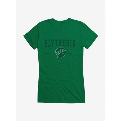 Harry Potter Slytherin Quidditch Emblem Tee for Girls