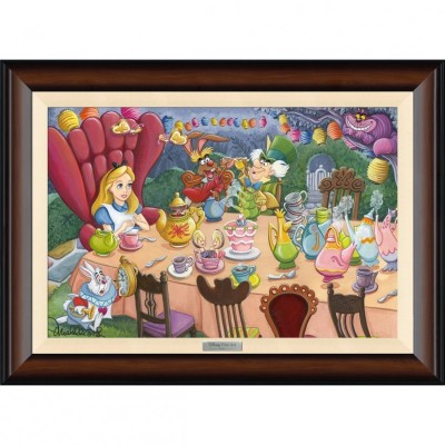 Alice in Wonderland Tea Party Art - Michelle St.Laurent Limited Edition Framed Canvas
