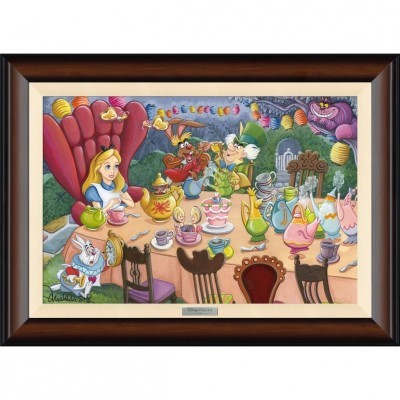 Alice in Wonderland Tea Party Art - Michelle St.Laurent Limited Edition Framed Canvas