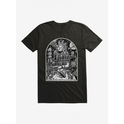 Rick and Morty Temple of Rick Official T-Shirt by Brian R.