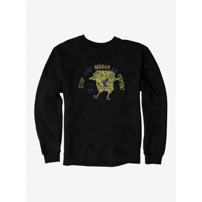 SpongeBob Absorb The Moment Men's Cotton Sweatshirt