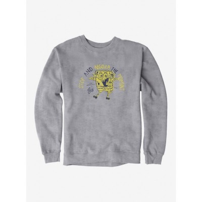 SpongeBob Absorb The Moment Men's Cotton Sweatshirt