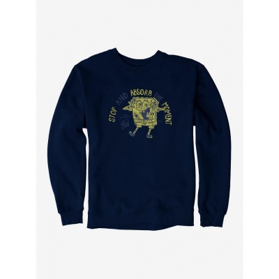 SpongeBob Absorb The Moment Men's Cotton Sweatshirt