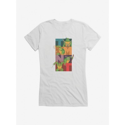 Teenage Mutant Ninja Turtles Action Figures Print Girls T-Shirt