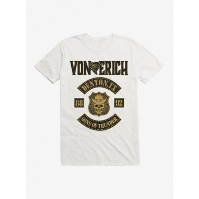 Major League Wrestling Von Erich Sons of Thunder Unisex T-Shirt - White